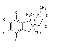 二碘化氯異吲哚銨結(jié)構(gòu)式