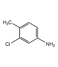 3-氯-4-甲基苯胺結(jié)構(gòu)式