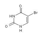 5-溴尿嘧啶結(jié)構(gòu)式